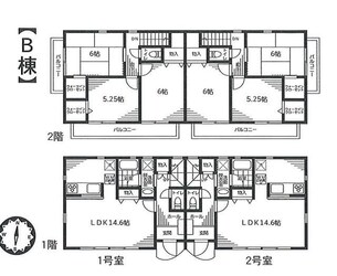 Ｍｏｎ　Ｃｈａｔｅａｕ（モン　シャトー）　Ｂ館の物件間取画像